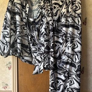 Stylish Wide leg pants suit